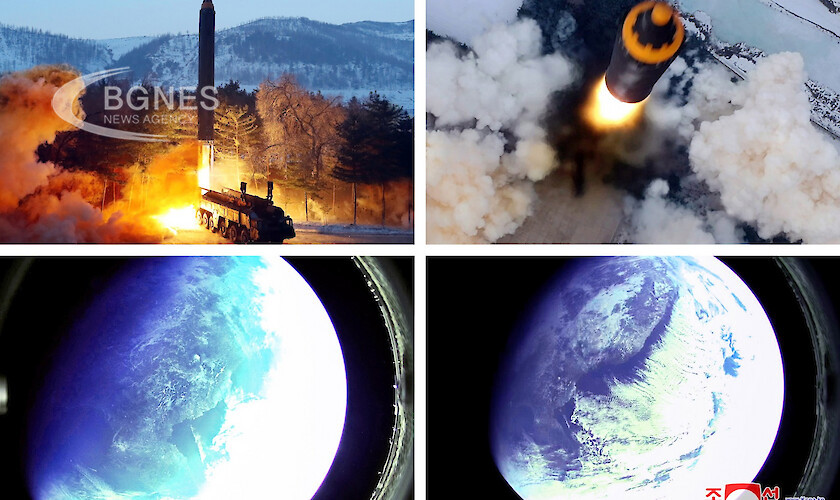 Северна Корея публикува снимки от космоса, направени от изстреляна ракета