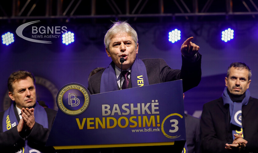 Лидерът на най-голямата албанска формация в РС Македония - Демократически