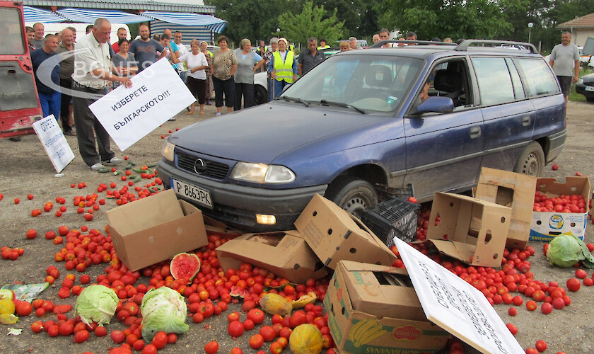 Производителите на плодове и зеленчуци излизат на протест