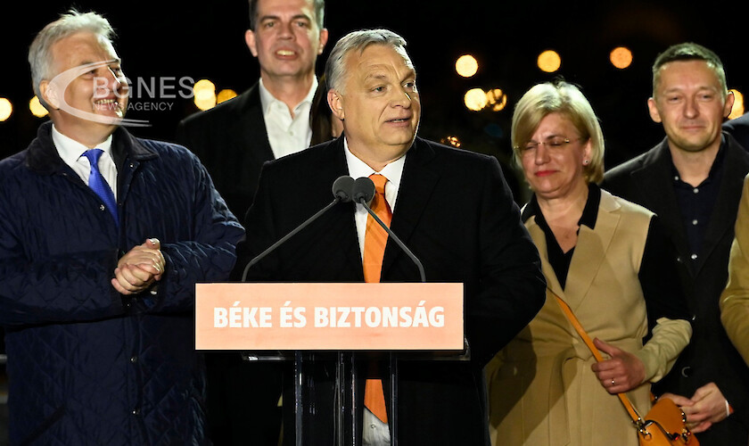 Националистическият министър председател на Унгария Виктор Орбан обяви победа на