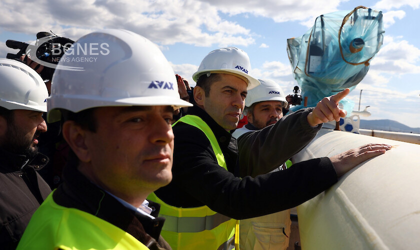 Петков на откриването на строежа на терминала за ВПГ край Александруполис