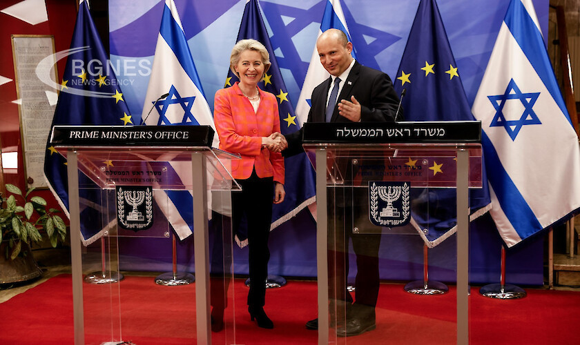 Европейският съюз Израел и Египет подписаха меморандум за разбирателство за