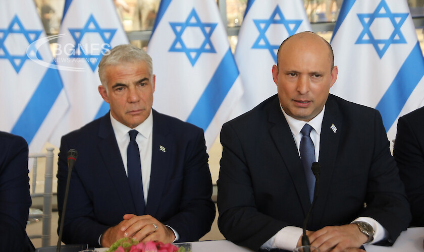Министър председателят на Израел Нафтали Бенет и министърът на външните работи