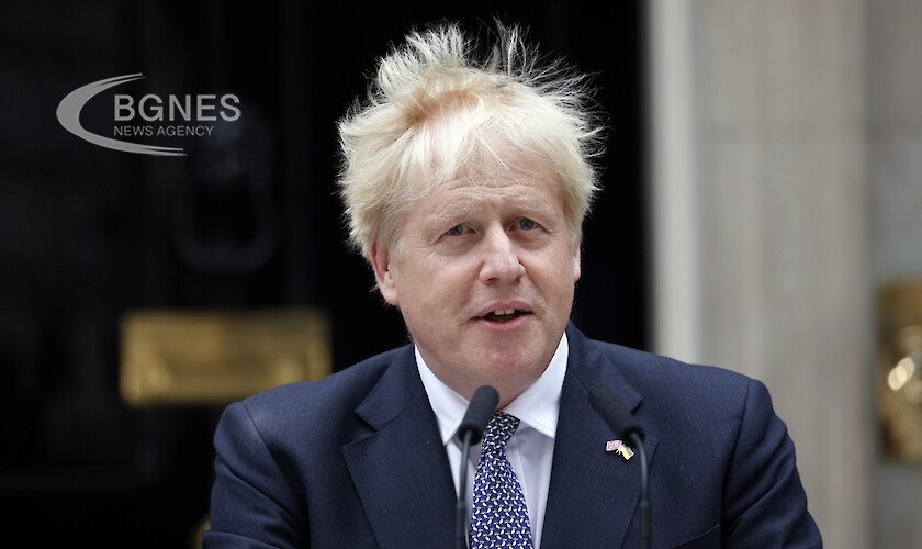 Премиерът на Великобритания Борис Джонсън който обяви че подава оставка