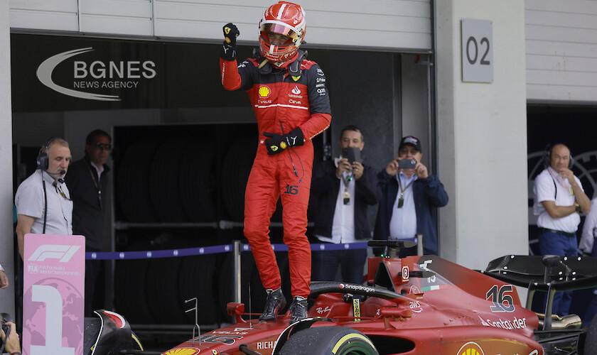 Шарл Льоклер с Ферари спечели състезанието за Голямата награда на