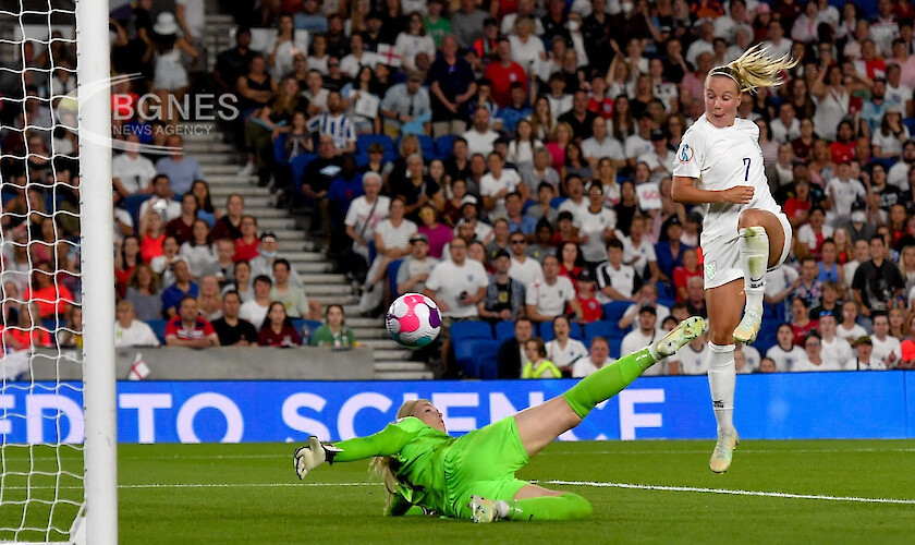 Англия достигна четвъртфиналите на домашното европейско първенство по футбол за