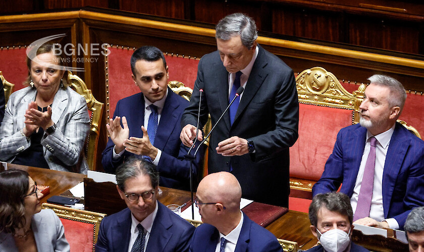 Популярният премиер на Италия Марио Драги заяви на разединените партии