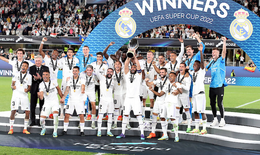 Реал Мадрид ликува с пета Суперкупа на Европа в историята