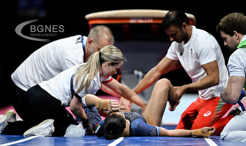 Българската състезателка по спортна гимнастика Валентина Георгиева получи тежка контузия