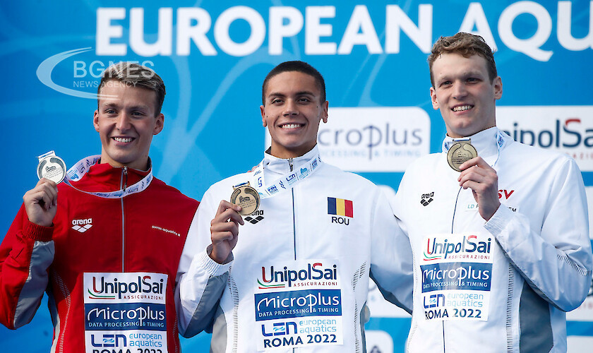 Давид Поповичи спечели втора титла на Европейското първенство по плуване