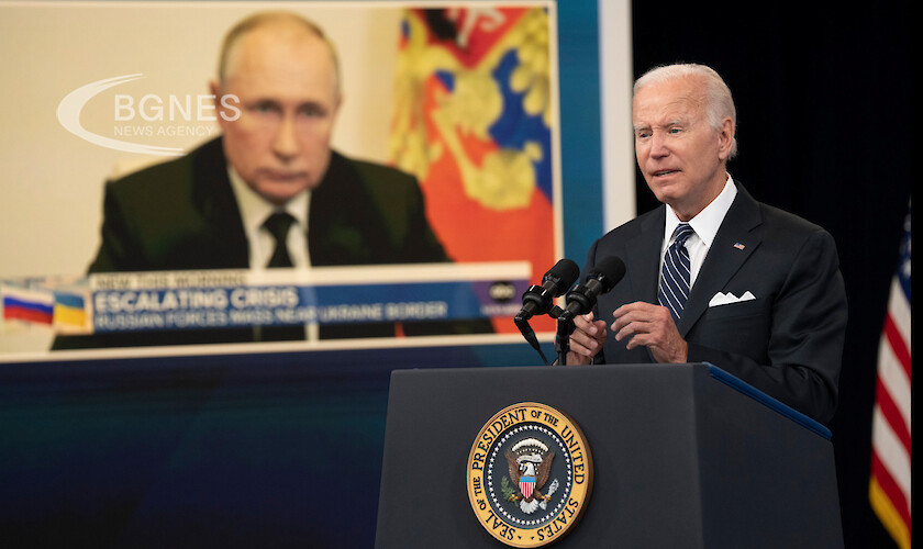Американският президент Джо Байдън предупреди че ако в Украйна бъдат
