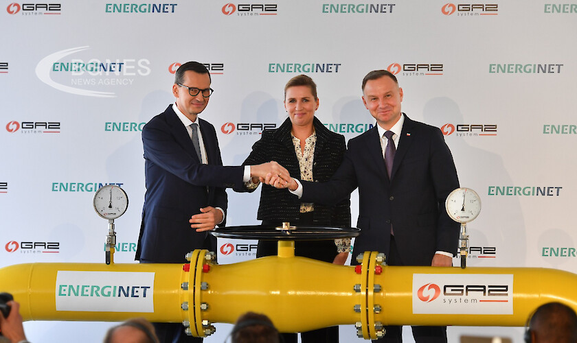 В Полша бе открит нов газопровод който ще пренася норвежки