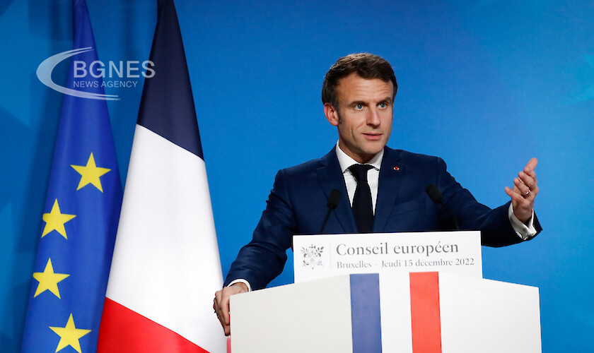 Френският президент Еманюел Макрон заяви че се стреми към икономическа
