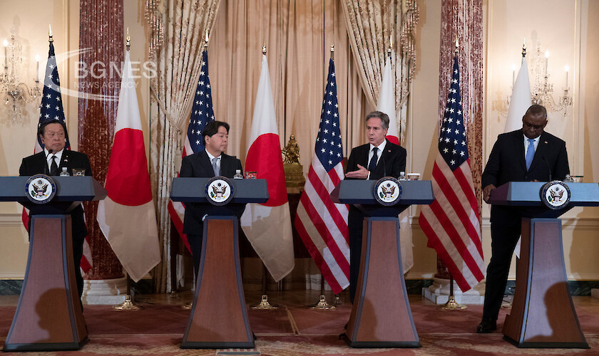 Китай е най голямото стратегическо предизвикателство за САЩ и Япония заявиха