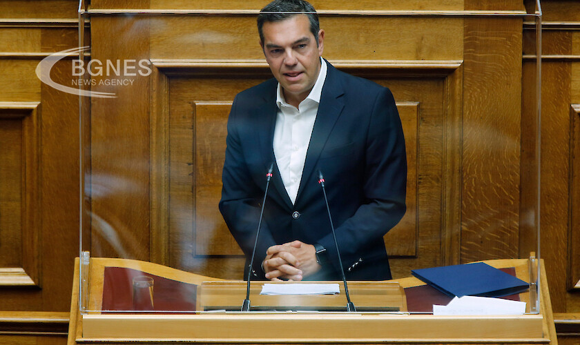 Лидерът на гръцката опозиция Алексис Ципрас внесе вот на недоверие