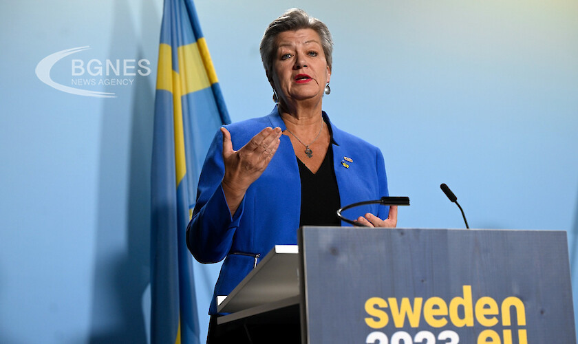 Комисарят по вътрешните работи на ЕС Илва Йохансон се противопостави