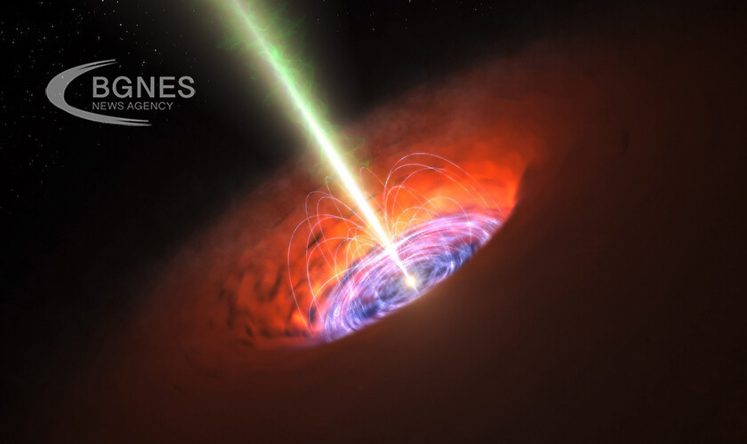 Астрономите са забелязали бягаща свръхмасивна черна дупка която изглежда е