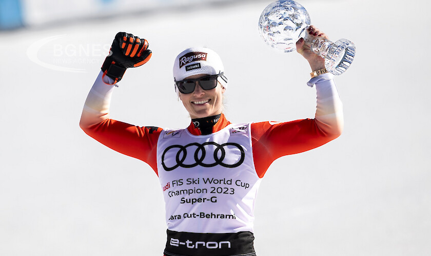 Швейцарската скиорка Лара Гут Берами завоюва Малкия кристален глобус в супергигантския