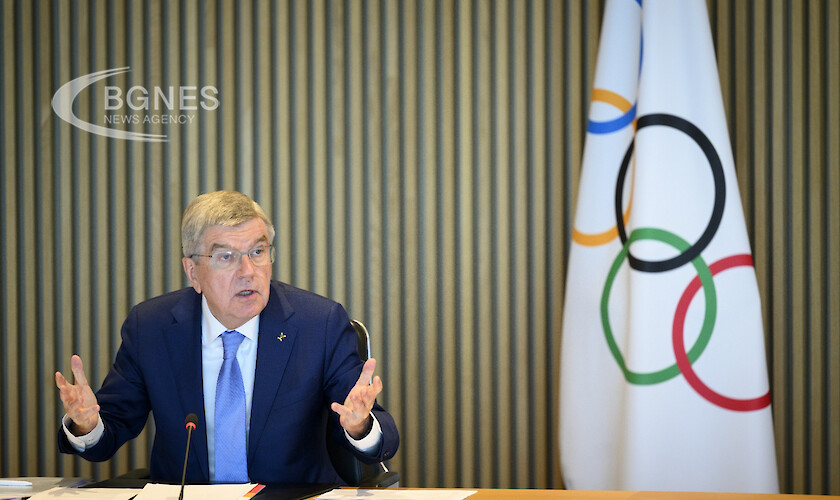 Шефът на Международния олимпийски комитет МОК Томас Бах заяви днес