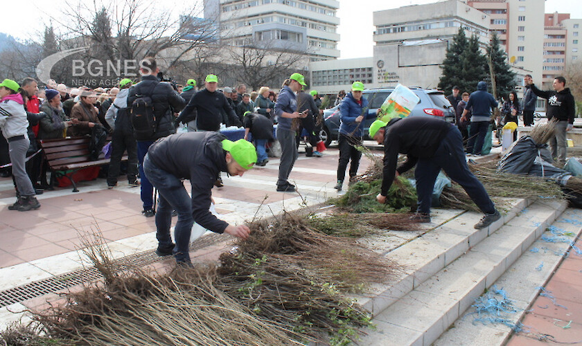 Десетки граждани на Благоевград се наредиха на опашка в центъра