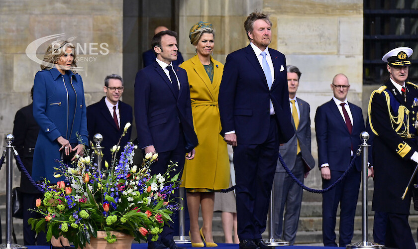 Президентът на Франция Еманюел Макрон започна държавно посещение в Нидерландия