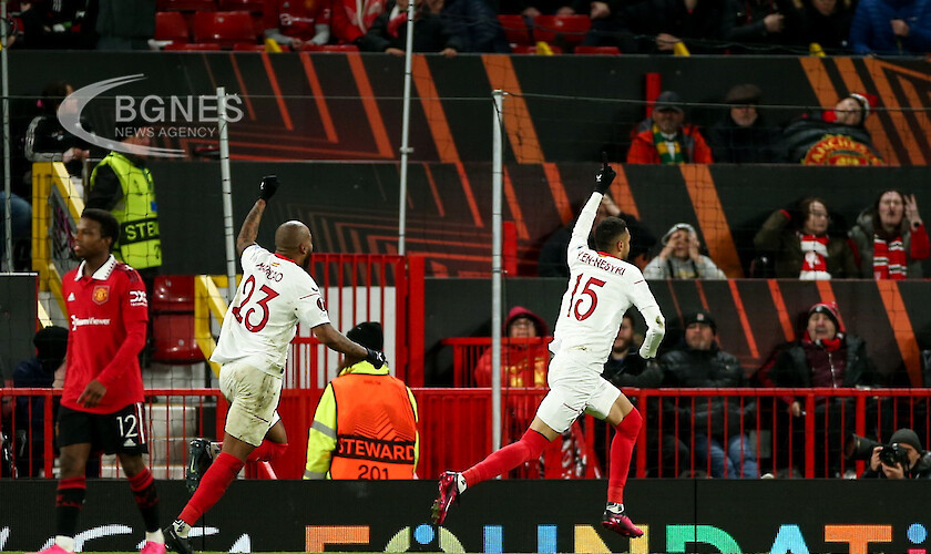 Манчестър Юнайтед и Севиля направи равенство 2:2 в първи четвъртфинален