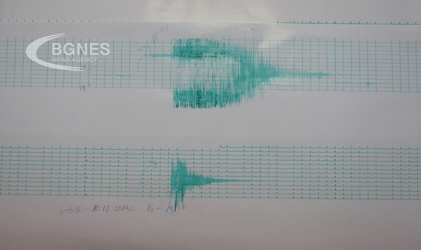 Земетресение с магнитуд 4 2 степен по скалата на Рихтер бе