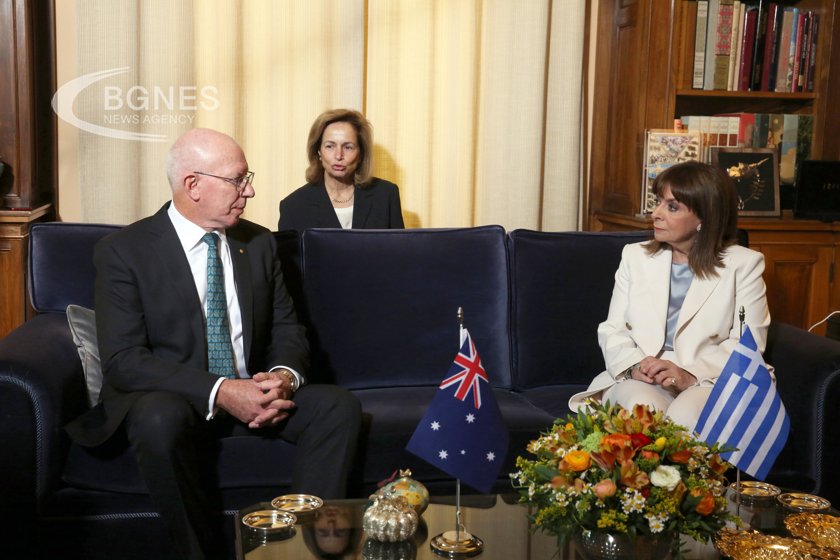Генерал губернаторът Дейвид Хърли на Австралия посети Гърция за да разговаря