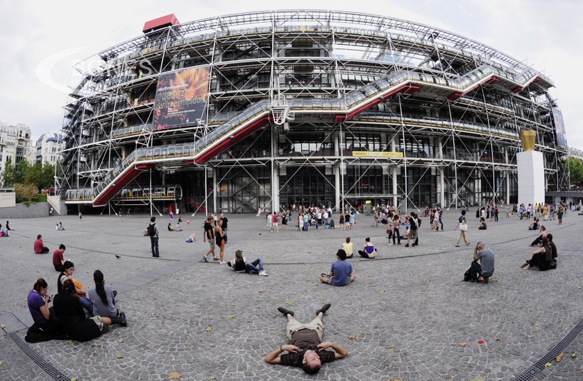 Центърът Помпиду в Париж, един от най-добрите музеи за модерно
