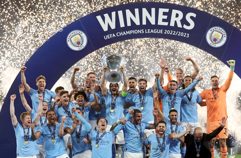 Манчестър Сити спечели трофея от Шампионската лига за първи път