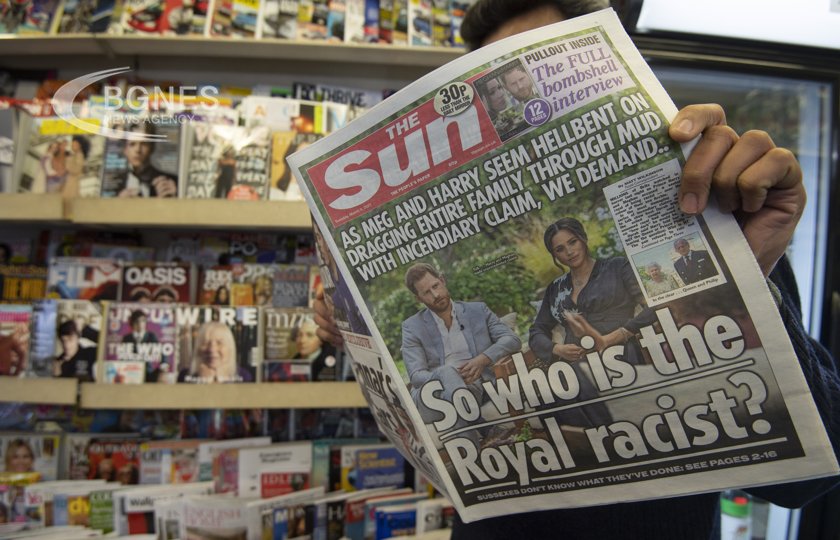Британският таблоид The Sun се извини за публикуваната на първа