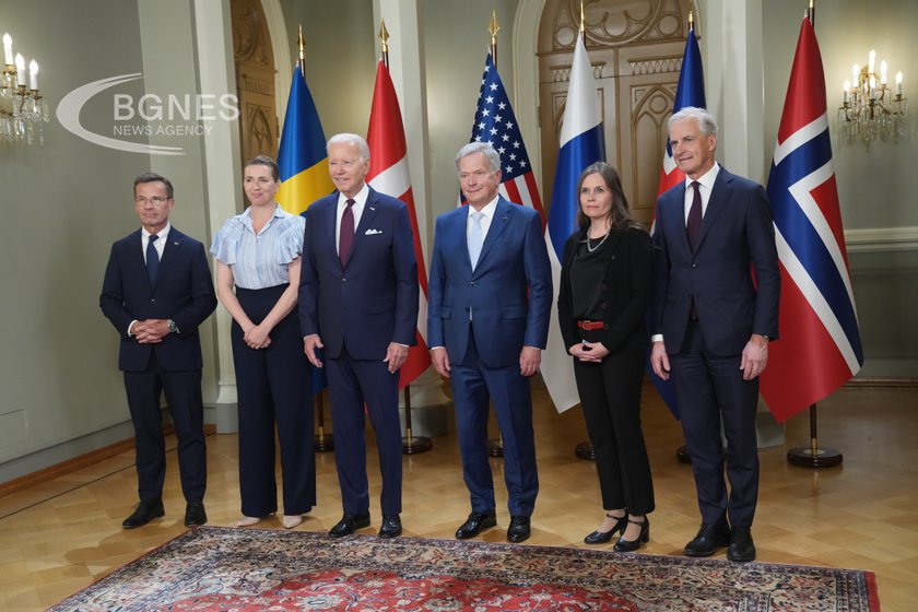 Президентът на САЩ Джо Байдън и скандинавските лидери се срещнаха
