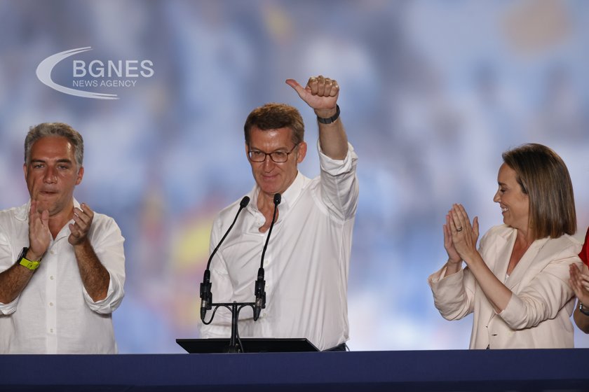 Народната партия НП спечели предсрочните парламентарни избори в Испания със