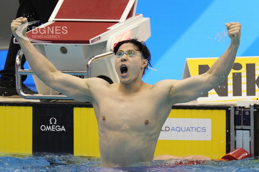 Китайският плувец Хайян Цин счупи световния рекорд на 200 м