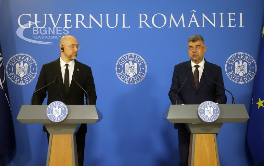 Министър председателят на Украйна Денис Шмихал се срещна с румънския си