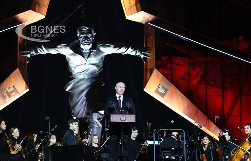 Руският президент Владимир Путин присъства на тържествата по случай 80-годишнината