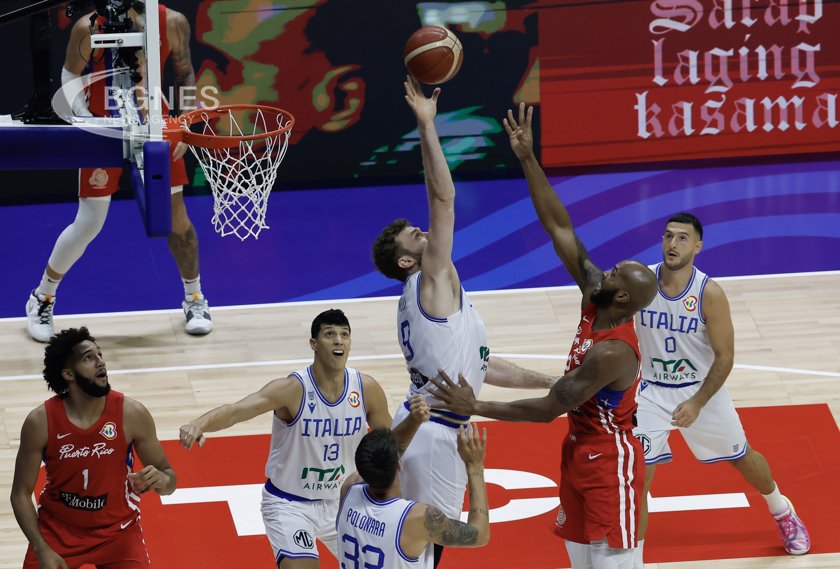 Италия се класира за четвъртфиналите на Световното първенство по баскетбол
