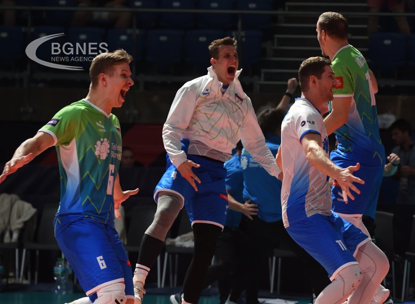 Словения се класира за четвъртфиналите на Европейското първенство по волейбол