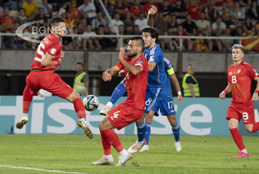 Северна Македония взе точка от европейския шампион Италия в квалификациите