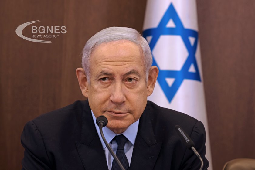 Израелският министър председател Бенямин Нетаняху по време на срещата си с