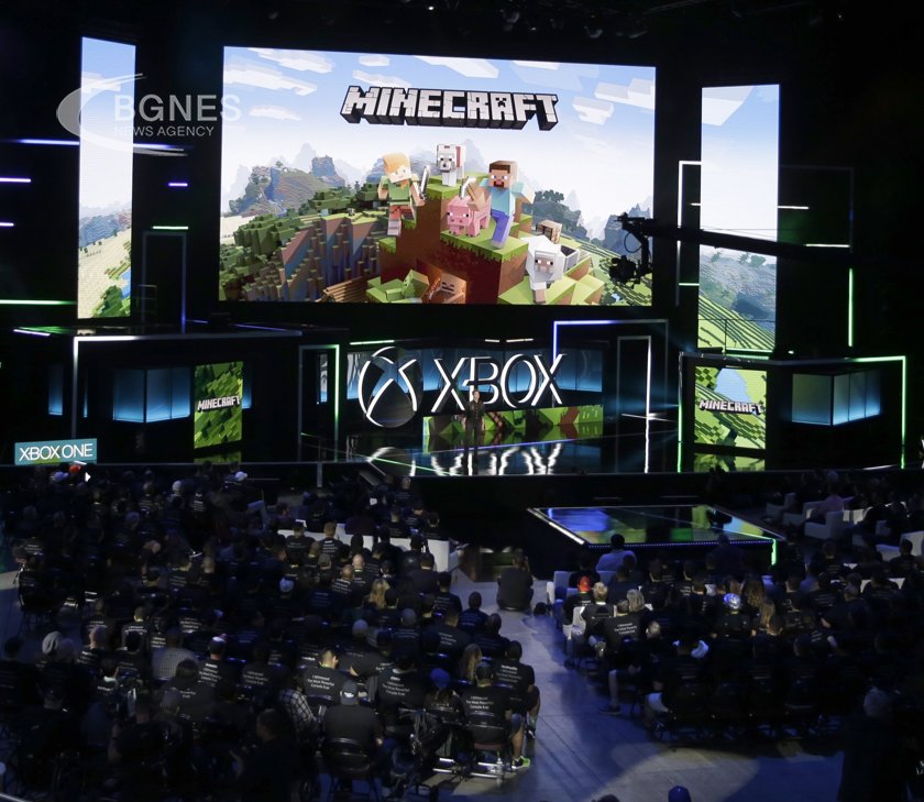 Видеоиграта Minecraft собственост на американския технологичен гигант Microsoft в която