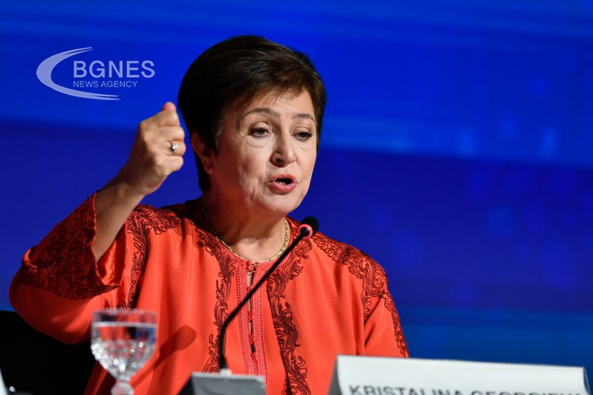 Управляващият директор на Международния валутен фонд МВФ Кристалина Георгиева предупреди
