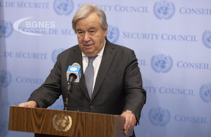 Генералният секретар на ООН Антонио Гутериш предупреди че Газа е