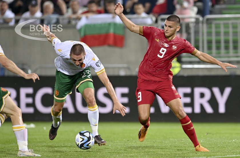 Двубоят между Сърбия и България от квалификациите за Евро 2024