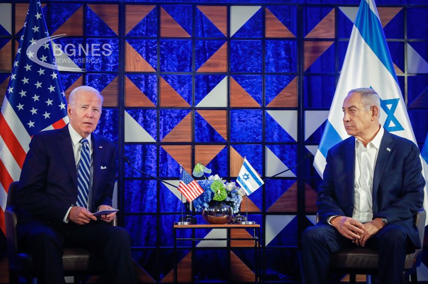 Президентът на САЩ Джо Байдън и министър председателят на Израел Бенямин