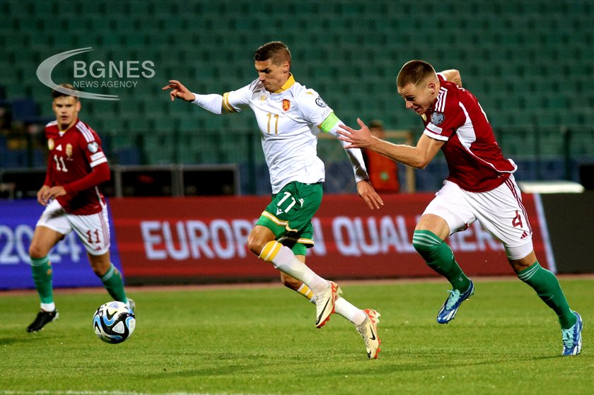 Националният отбор на България направи равенство 2 2 срещу Унгария у