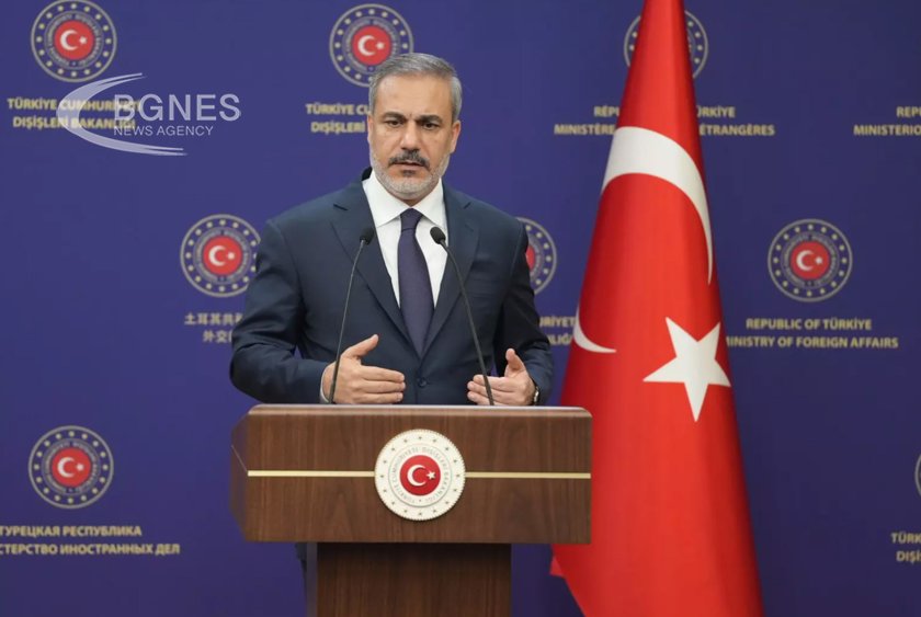 Турският външен министър Хакан Фидан който е във Вашингтон в