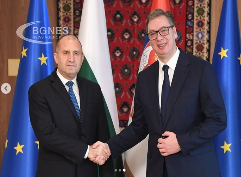 Сръбският президент Александър Вучич проведе среща с българския държавен глава