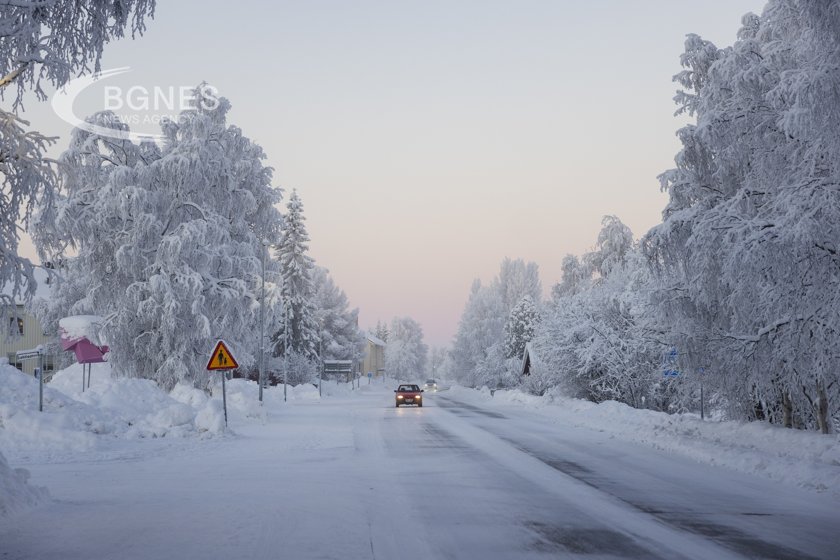 В Швеция бе регистрирана най студената януарска нощ от 25 години