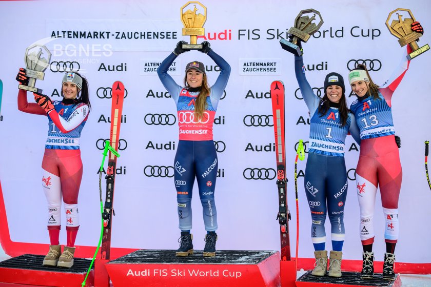 София Годжа от Италия спечели спускането в австрийския зимен център